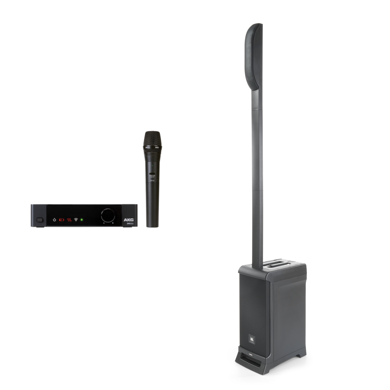 JBL IRX ONE + AKG DMS100 Microphone Bundle